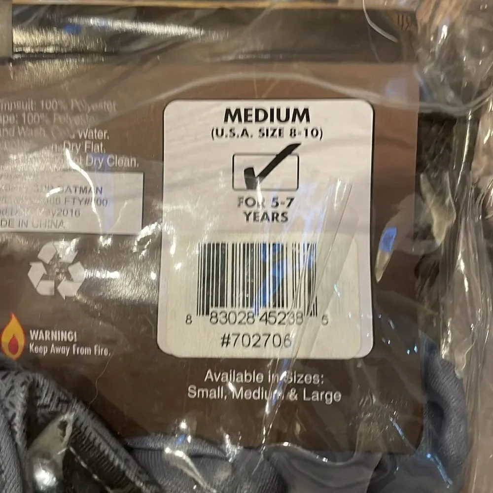 Rubie's Costume Batman vs Superman: Dawn of Justice Batman Value Costume, NIP - Picture 3 of 6